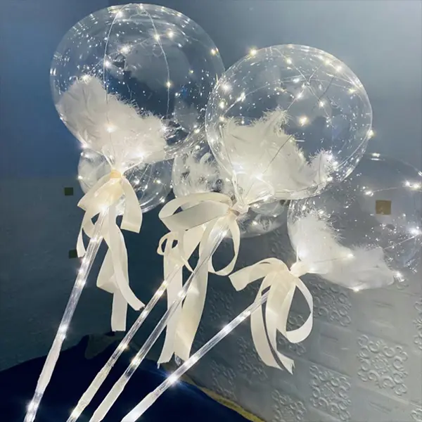 Қауырсын толтырылған Led Bobo шары