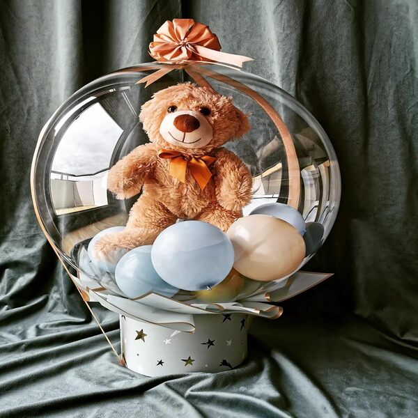 Бобо шарлары ойыншық бунни бар