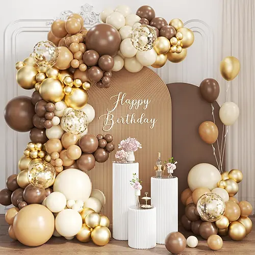 Түйе түсті шар арка жинағы