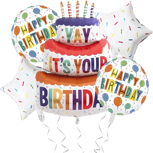 Фольга шарының туған күні жиынтығы