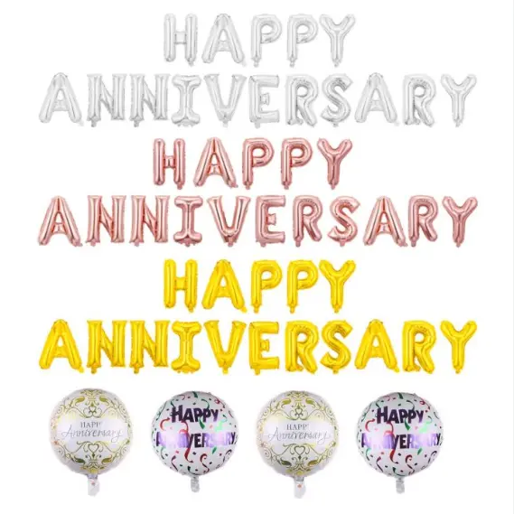 Мерейтойыңызбен фольга шарын безендіру