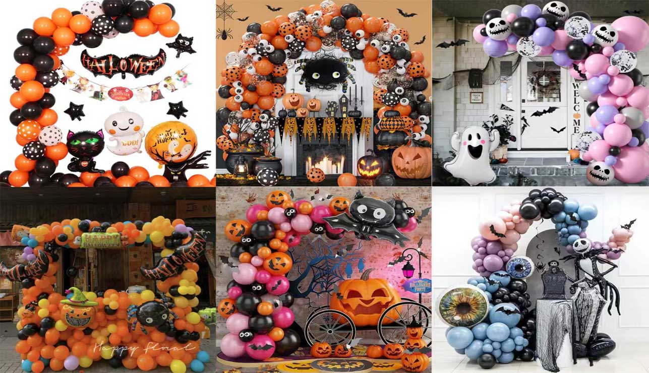 Halloween Balloon garland arch kit