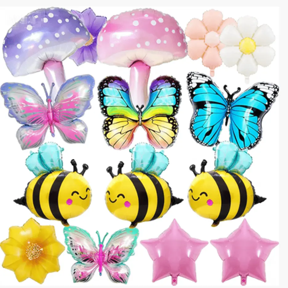 Көктем тақырыбына арналған фольга шары