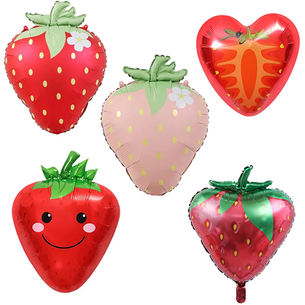 Құлпынай фольгадан жасалған шар